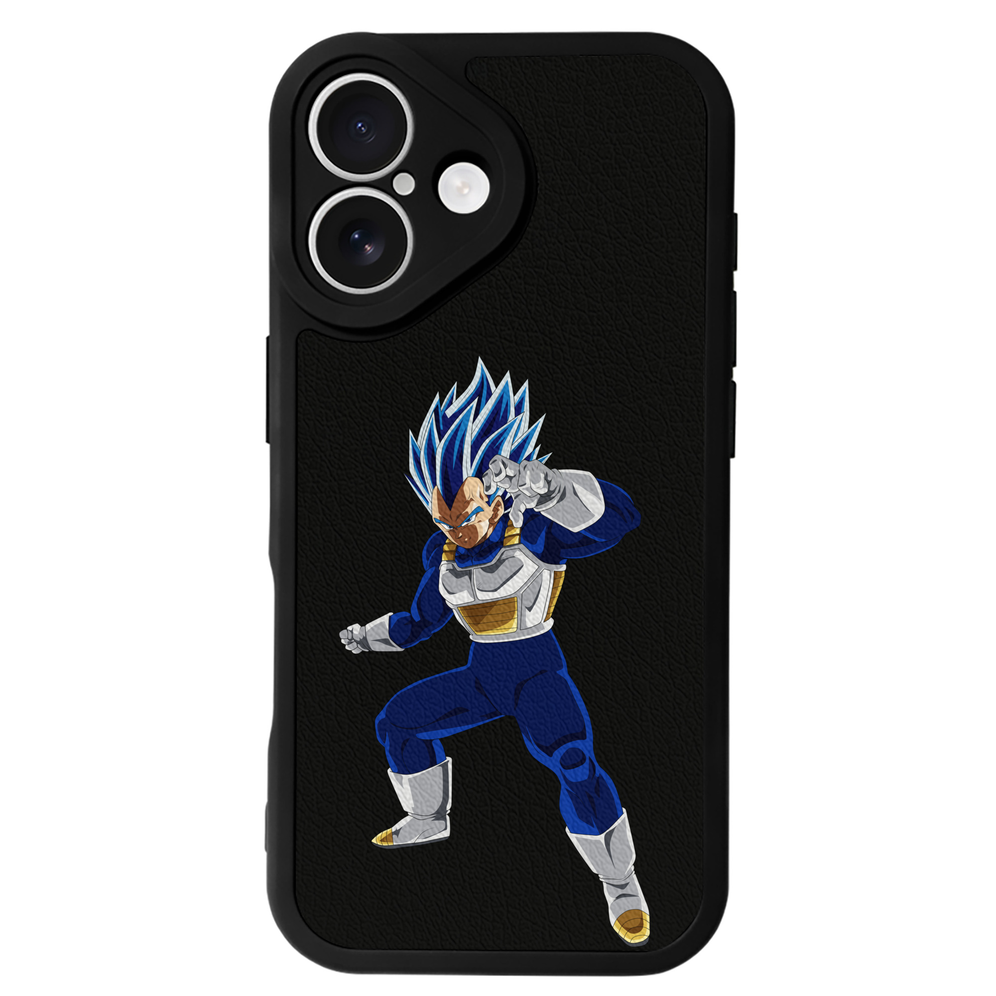 （画像用） ドラゴンボール ベジータ四世（Bejīta Yonsei）DRAGON BALL Vegeta IV 【iPhone 16シリーズ対応】シリコンスマホケース（レザー調） 材質：シリコン
